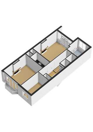 Floorplan - Jozef Israëlslaan 31, 2596 AM Den Haag